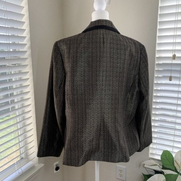 Jones Studio Separates 2 Pc Skirt Jacket Suit Size 16W Metallic Tweed NEW NWT - Picture 5 of 16